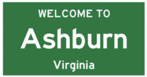 Ashburn VA sign